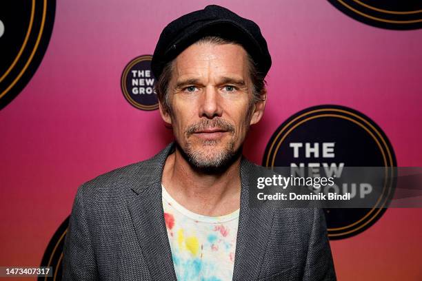 Ethan Hawke attends The New Group Annual Gala 2023 at The Edison Ballroom on March 13, 2023 in New York City.