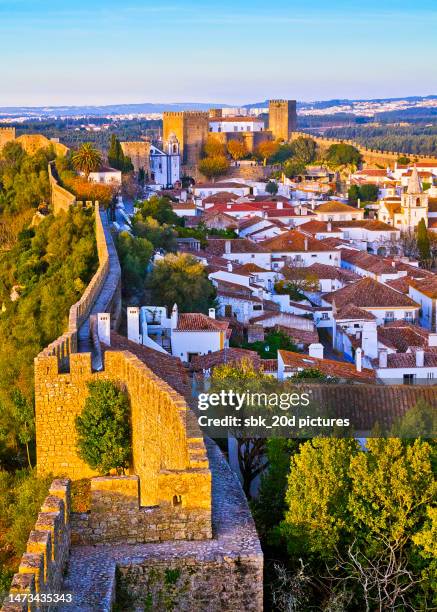 obidos 06 - leiria district stock-fotos und bilder