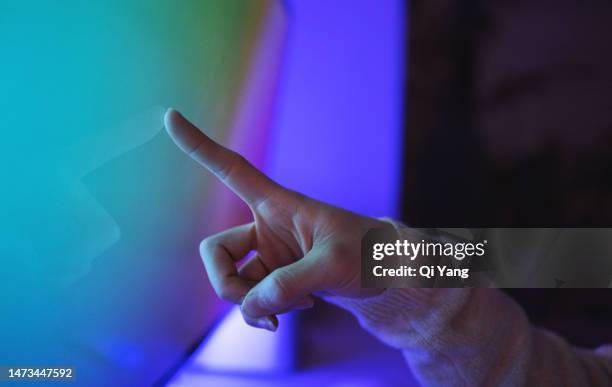 Computer Screen Finger 3,839 Finger Touching Monitor Stock Photos, High-Res Pictures, and ...