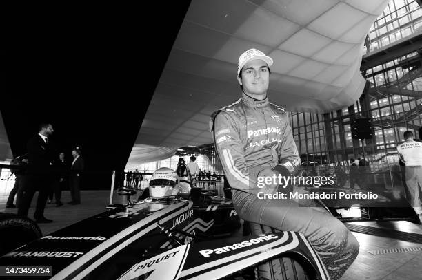 German driver Nelson Piquet Jr during the presentation of E-prix at the Convention Center La Nuvola. Rome , October 19th 2017.