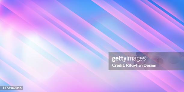 vector illustration of abstract blurred iridescent rainbow prism light backdrop - refracted light prism stock illustrations
