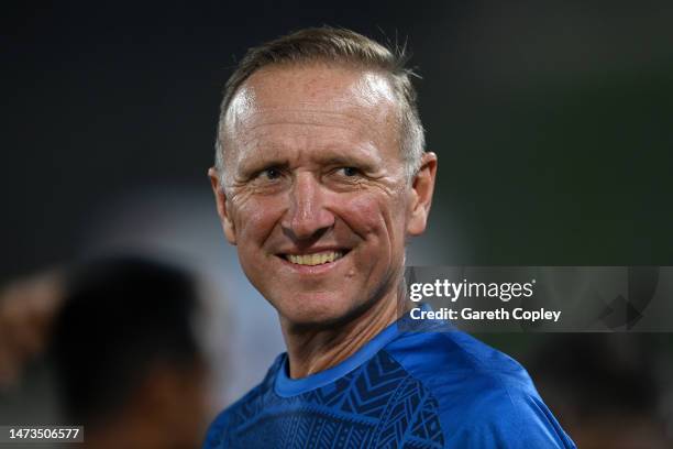 Bangladesh bowling coach Allan Donald during the 3rd T20 International match between Bangladesh and England at Sher-e-Bangla National Cricket Stadium...