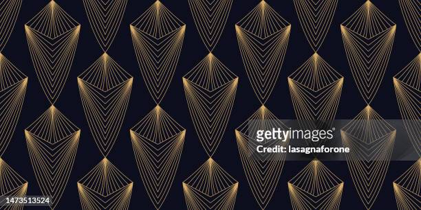seamless geometric vector pattern - neo classical stock illustrations
