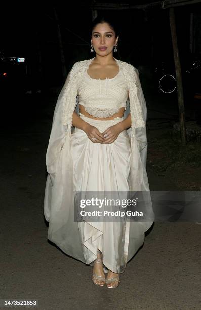 Bhumi Pednekar attends the 'Bheed' film photocall on March 14, 2023 in Mumbai, India