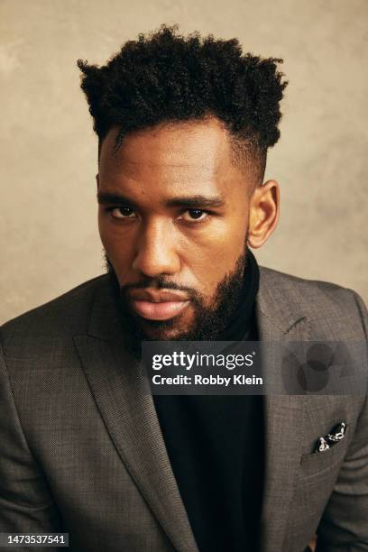 Actor Brandon Mychal Smith of Appendage poses for a portrait at SxSW Film Festival on March 11, 2023 in Austin, Texas.