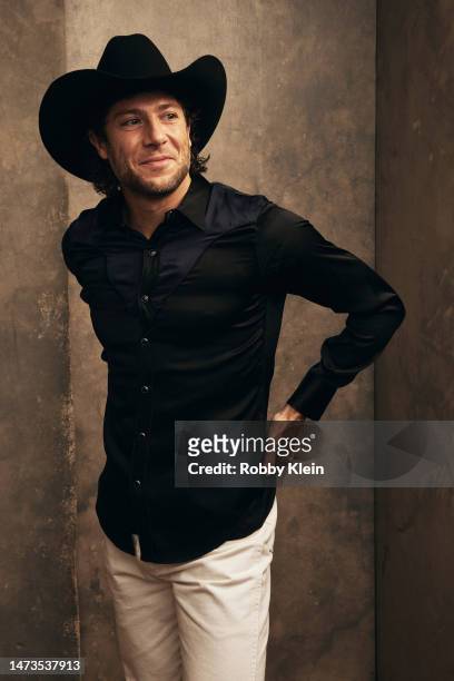 Director Luke Gilford of 'National Anthem' poses for a portrait at SxSW Film Festival on March 11, 2023 in Austin, Texas.