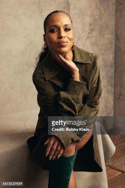 Actor Kerry Washington poses for a portrait at SxSW Film Festival on March 11, 2023 in Austin, Texas.