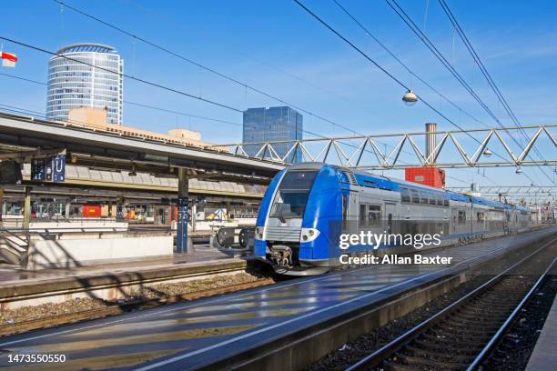 lyon part dieu rail station in lyon - rhône alpes photos et images de collection