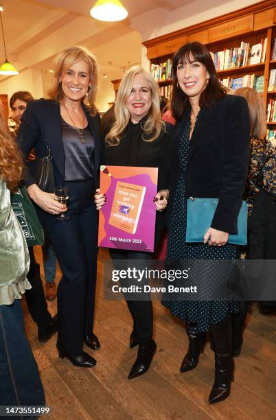 Santa Montefiore, Imogen Edwards-Jones and Samantha Cameron attend the launch of new book "Have You Got Anything Stronger?" by Imogen Edwards-Jones...