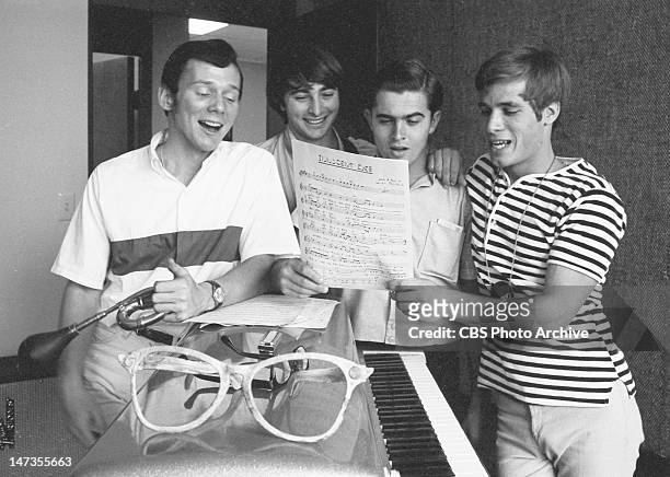 The four-piece combo band called 'Don Grady's Greefs' featuring from left, Gil Rogers, Wiley Rinaldi, Cubby O'Brian and Don Grady. Image dated May...