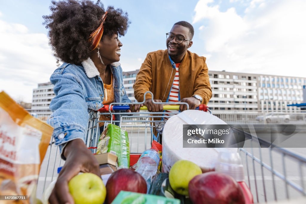 Weekend grocery shopping