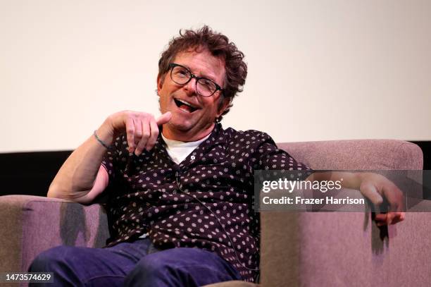 Michael J. Fox speaks at the Q+A for STILL: A Michael J. Fox Movie at the 2023 SXSW Conference and Festivals at The Paramount Theater on March 14,...