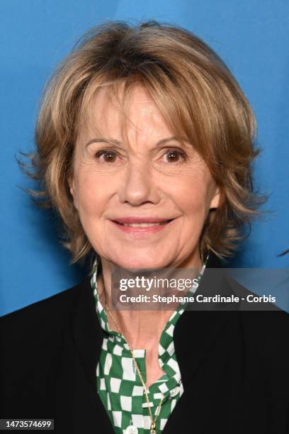 Sylvette Herry a.k.a. Miou-Miou attends the "Je Verrai Toujours Vos Visages" premiere at Cinema UGC Normandie on March 14, 2023 in Paris, France.