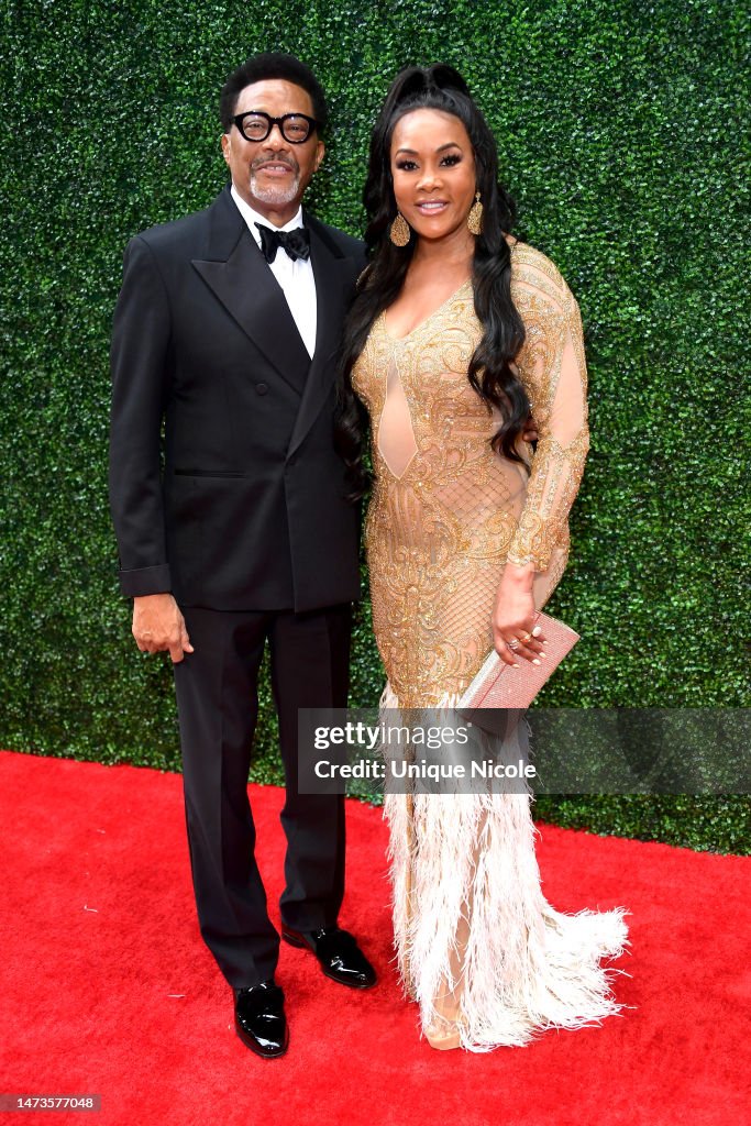 Judge Greg Mathis and Vivica A. Fox attend Byron Allen's 5th Annual