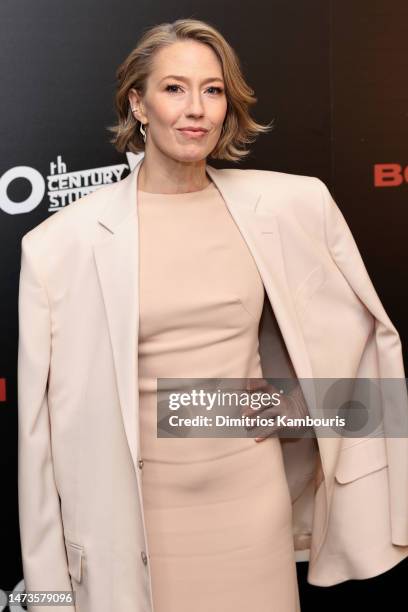 Carrie Coon attends the 20th Century Studios' "Boston Strangler" New York Screening at Museum of Modern Art on March 14, 2023 in New York City.