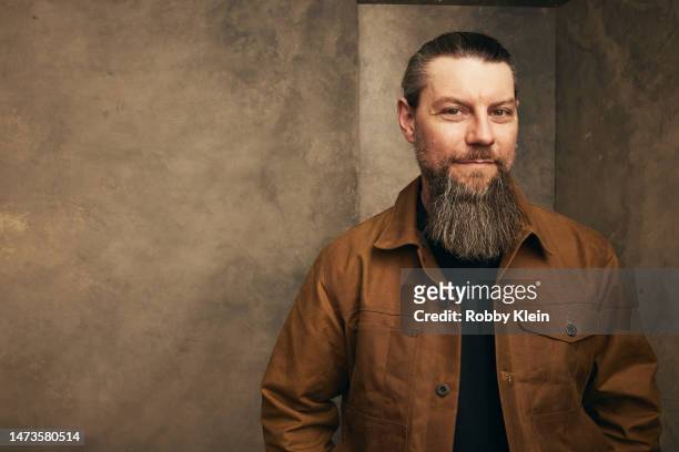 Actor Patrick Fugit of 'Love & Death' poses for a portrait at SxSW Film Festival on March 11, 2023 in Austin, Texas.