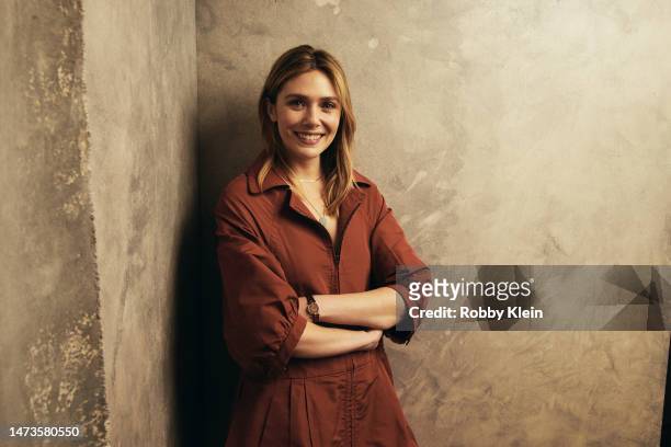 Actor Elizabeth Olsen of 'Love & Death' poses for a portrait at SxSW Film Festival on March 11, 2023 in Austin, Texas.