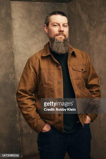 Actor Patrick Fugit of 'Love & Death' poses for a portrait at SxSW Film Festival on March 11, 2023 in Austin, Texas.