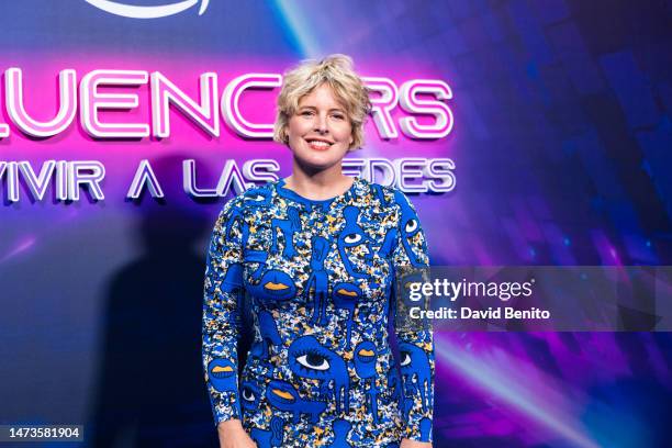 Tania Llasera attends the premiere of "Influencers: Sobrevivir A Las Redes" at Cine Yelmo Luxury Palafox on March 14, 2023 in Madrid, Spain.