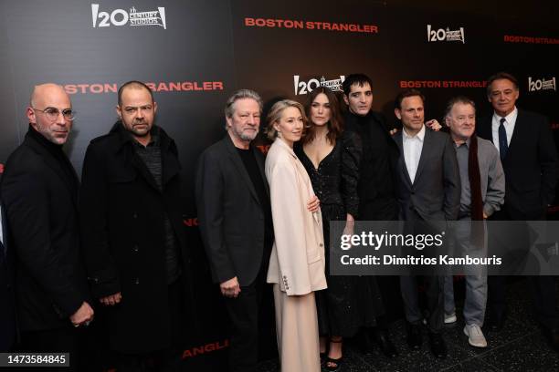 Rory Cochrane, Chris Cooper, Carrie Coon, Keira Knightley, David Dastmalchian, Matt Ruskin, Peter Gerety and Jon Lindstrom attends the 20th Century...