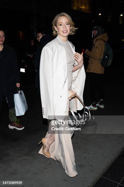 Carrie Coon attends the "Boston Strangler" screening at the Museum of Modern Art on March 14, 2023 in New York City.