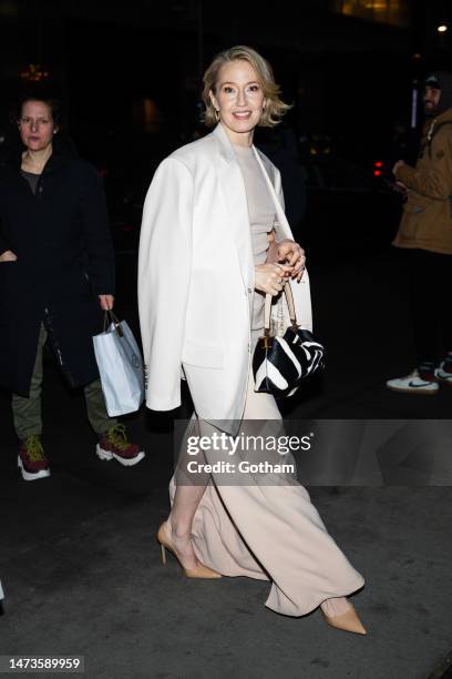 Carrie Coon attends the "Boston Strangler" screening at the Museum of Modern Art on March 14, 2023 in New York City.