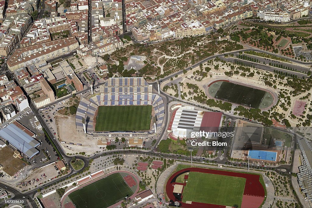 An Aerial Image Of Estadio Jos Rico P rez Alicante Fotograf a De an-aerial-image-of-estadio-jos-rico-p-rez-alicante-fotograf-a-de