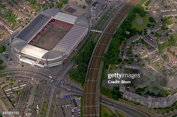An Aerial image of Philips Stadion, Eindhoven