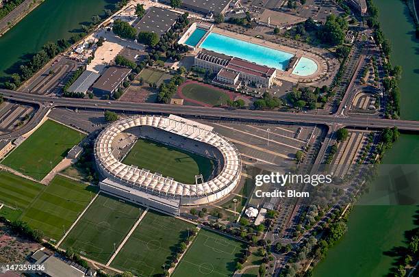 An Aerial image of Stadium Municipal de Toulouse, Toulouse