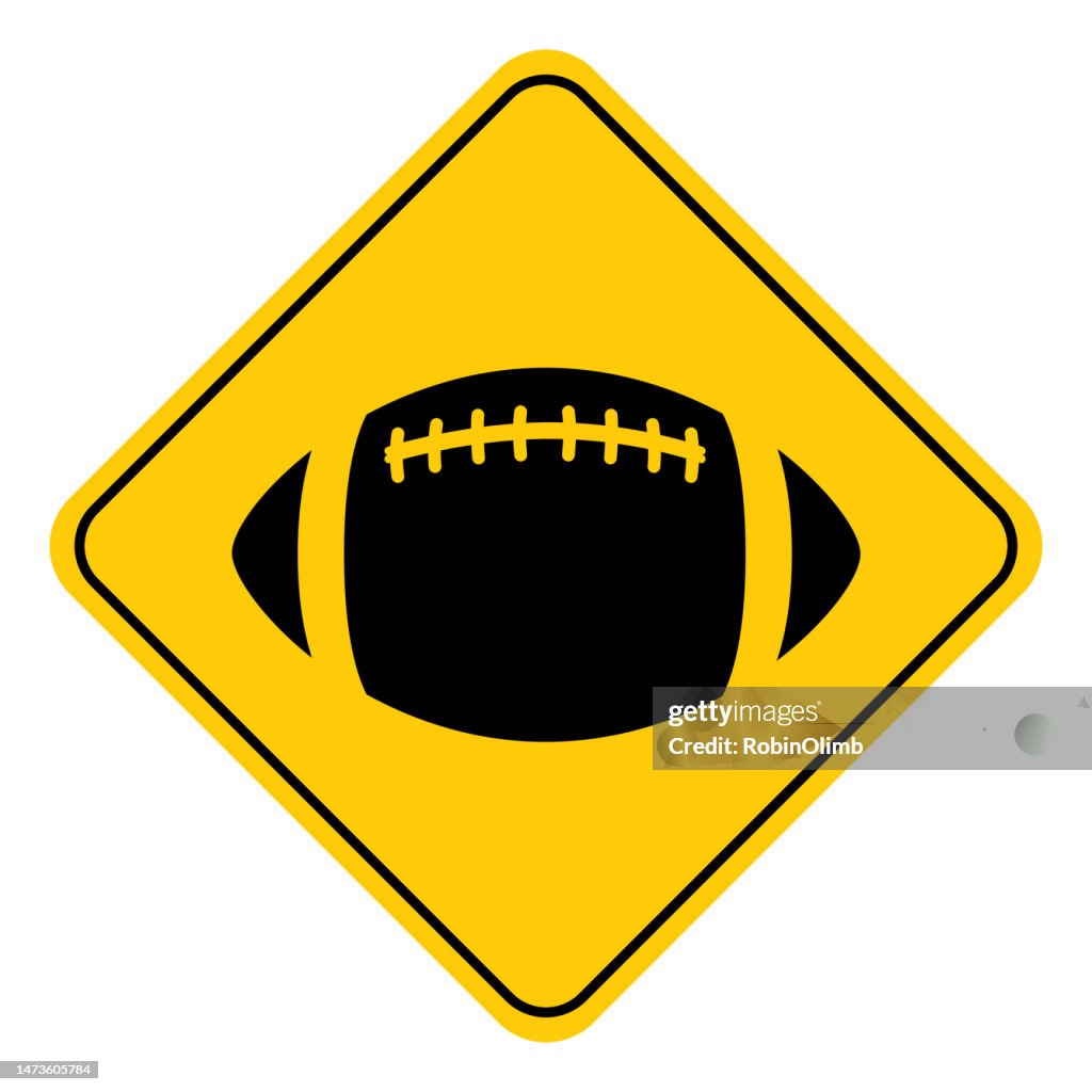 Fitball Sign Football Road Sign High-Res Vector Graphic - Getty Images