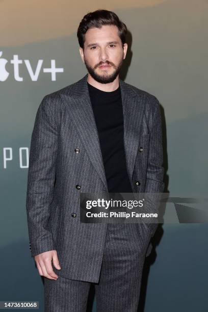Kit Harington attends the Apple Original Series "Extrapolations" red carpet premiere event at Hammer Museum on March 14, 2023 in Los Angeles,...