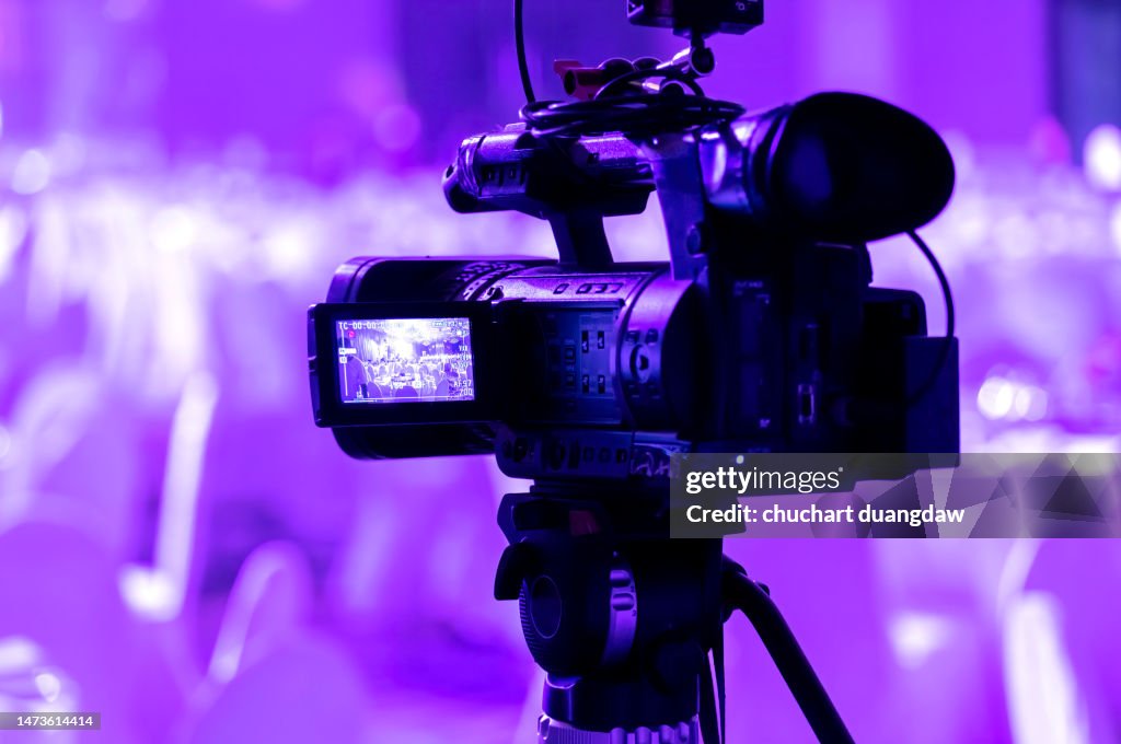 Close-Up Of Video Camera