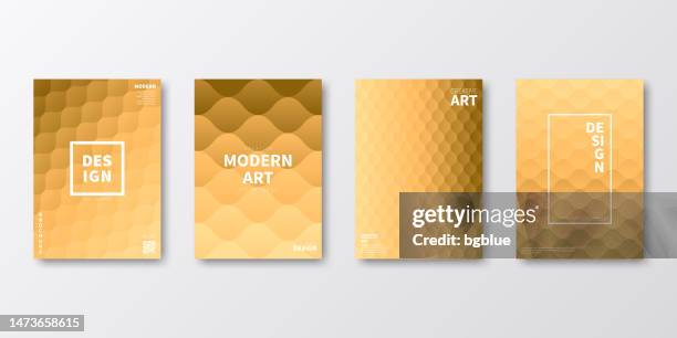 brochure template layout, orange cover design, business annual report, flyer, magazine - animal scale stock illustrations