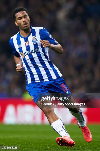 Danny Namaso of FC Porto in action during the UEFA Champions League round of 16 leg two match between FC Porto and FC Internazionale at Estadio do...
