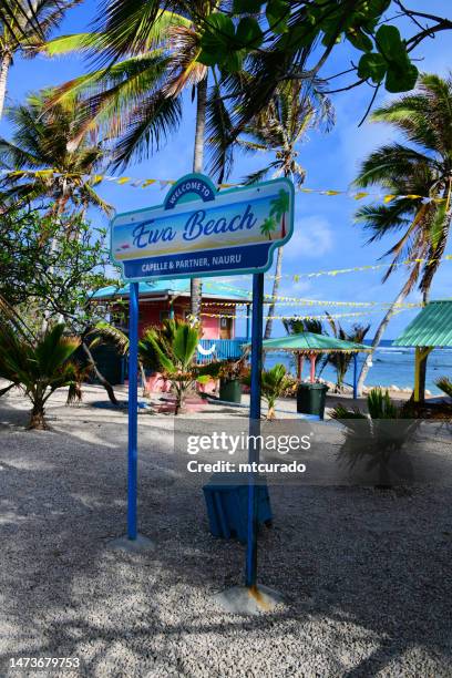 ewa beach, nauru - nauru stock pictures, royalty-free photos & images