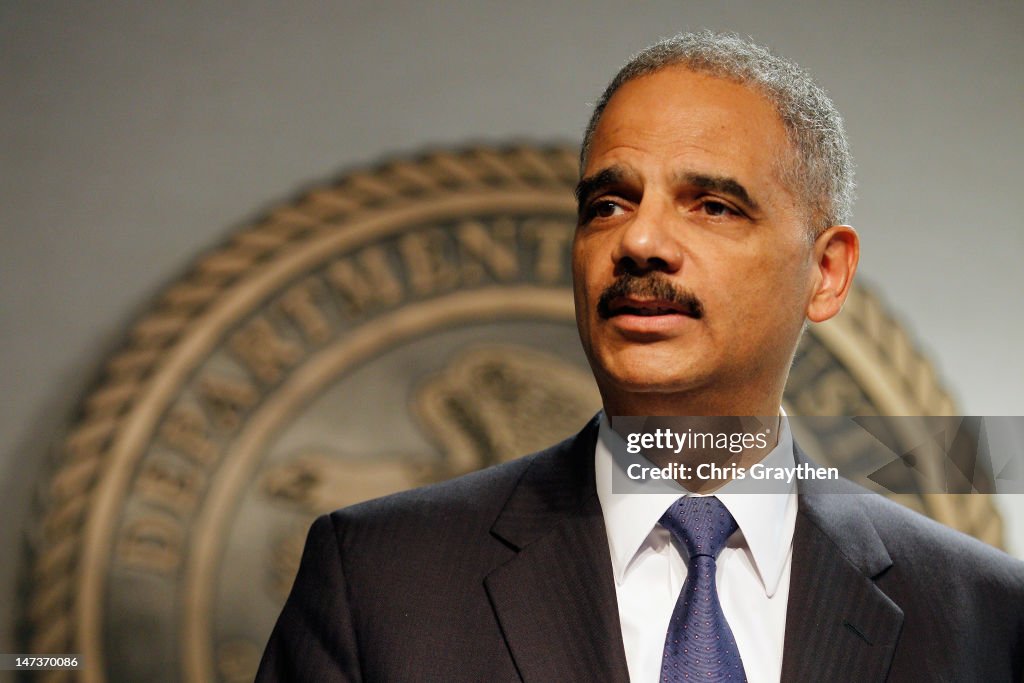 Attorney General Holder Addresses Media After Contempt Vote