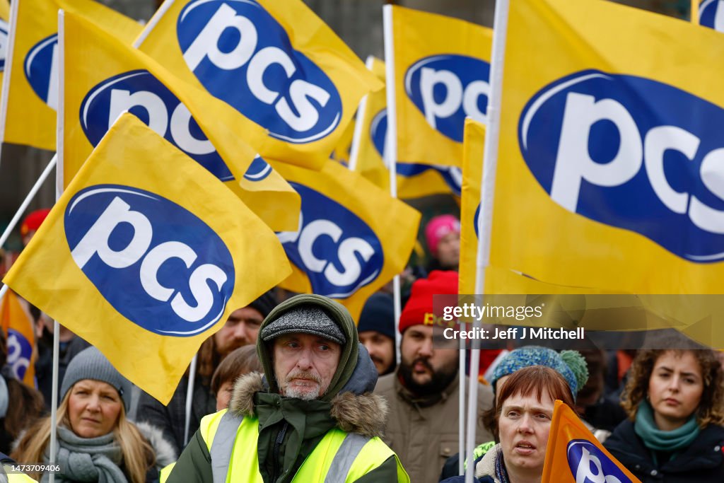 Scottish Trades Union Congress Hold Multi-union Rally