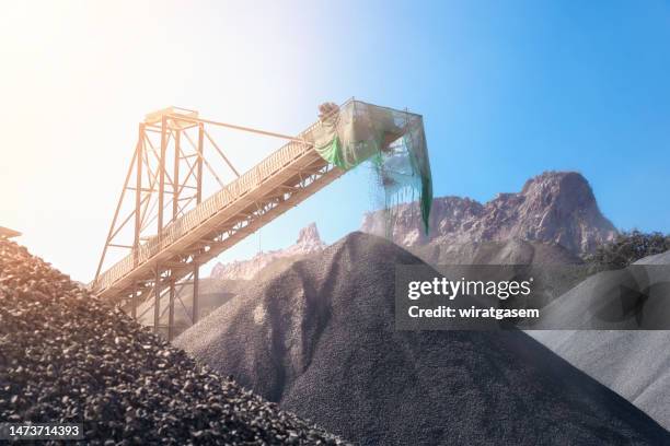 phosphate mine processing mill - phosphat stock-fotos und bilder