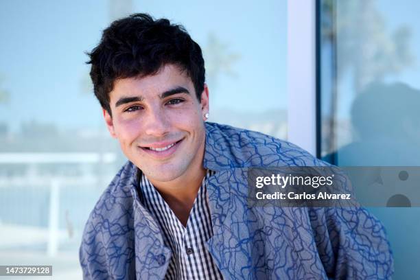 Actor Oscar Casas attends the 'Pollos Sin Cabeza' photocall during the 26th Malaga Film Festival at the Muelle 1 on March 15, 2023 in Malaga, Spain.