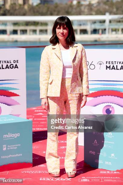Bruna Cusi attends the 'El Fantastico Caso Del Golem' photocall during the 26th Malaga Film Festival at the Muelle 1 on March 15, 2023 in Malaga,...