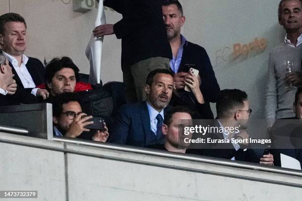 Football Agent Jorge Mendes during the UEFA Champions League round of 16 leg two match between FC Porto and FC Internazionale at Estadio do Dragao on...