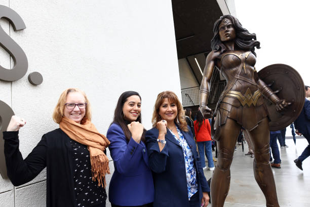 CA: Wonder Woman Statue Unveiling With DC And Visit Burbank At The Warner Bros. Studio Tour Hollywood