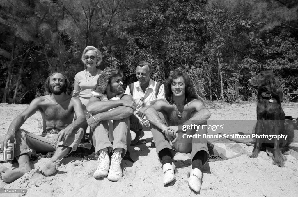 Portrait Of Bee Gees With Parents