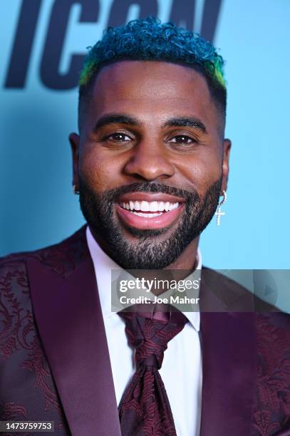 Jason Derulo arrives at the "Project Icon" Press Launch at The Mayfair Hotel on March 15, 2023 in London, England.