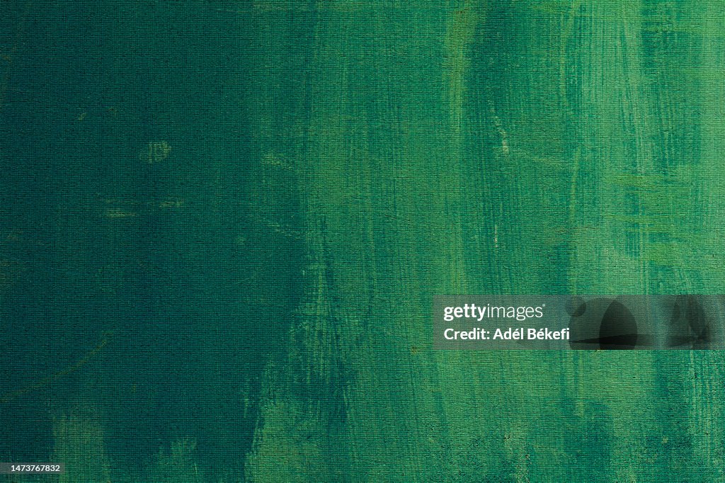 Green cracked wood background