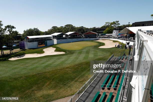 General view of the 18th green during the Tampa General Hospital Championship Pro-Am prior to the Valspar Championship at Innisbrook Resort and Golf...