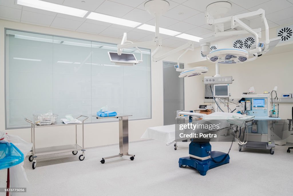 Operating Room Picture Interior Of Modern Operating Room In A Hospital High-Res Stock Photo ...
