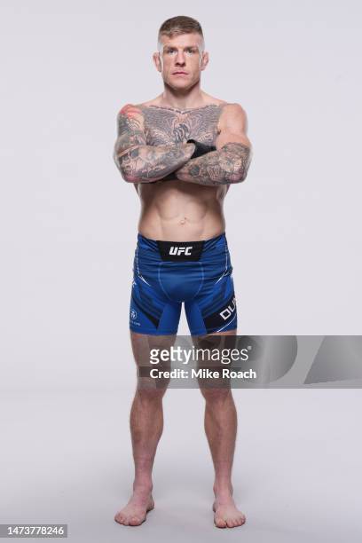 Chris Duncan poses for a portrait during a UFC photo session on March 15, 2023 in London, England.