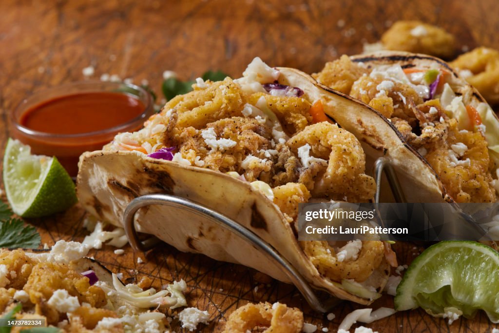 Crispy Calamari Taco's
