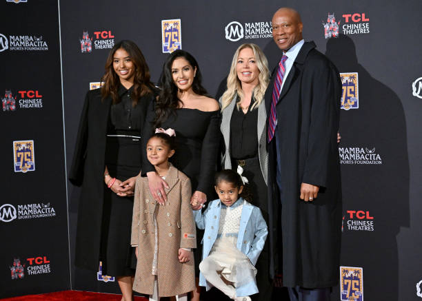 CA: Kobe Bryant's Hand And Foot Prints Placed At TCL Chinese Theatre Forecourt